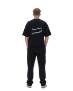 UNISEX ''HOW LONG IS FOREVER?'' BOXY CROPPED FIT T-SHIRT